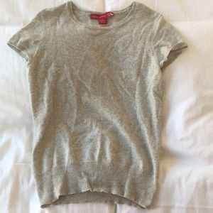 Short Sleeve Cashmere Sweater
